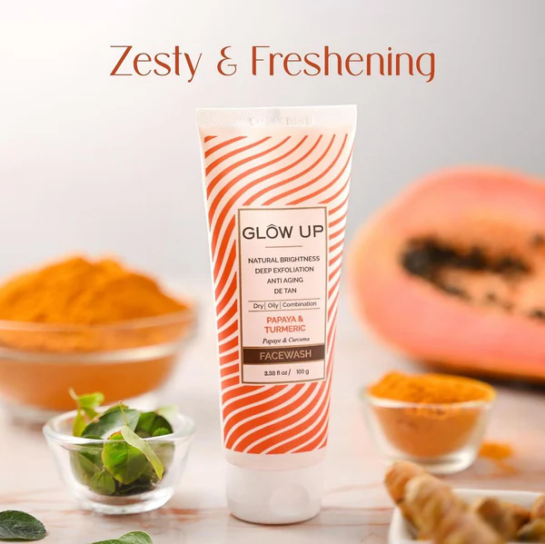 PAPAYA & TURMERIC FACE WASH - 100g